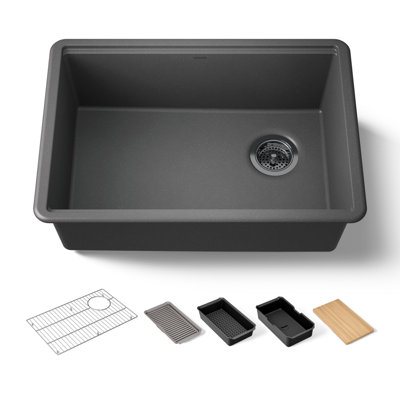 Billings Undermount Single-Bowl Workstation Kitchen Sink