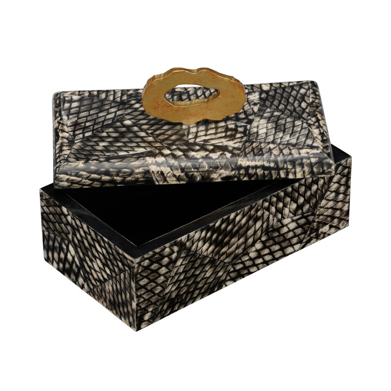 Nazare Box - Small, 5.5" H x 9" W x 5" D