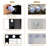 Cales Wood Flat Wall Mirror with Shelves