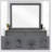 Clayten Espresso Finish Mirror