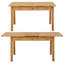 Netter Pine Solid Wood Dining Table-990993973