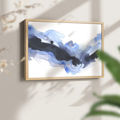 Azul Wave I - Reproduction encadrée - Restickable