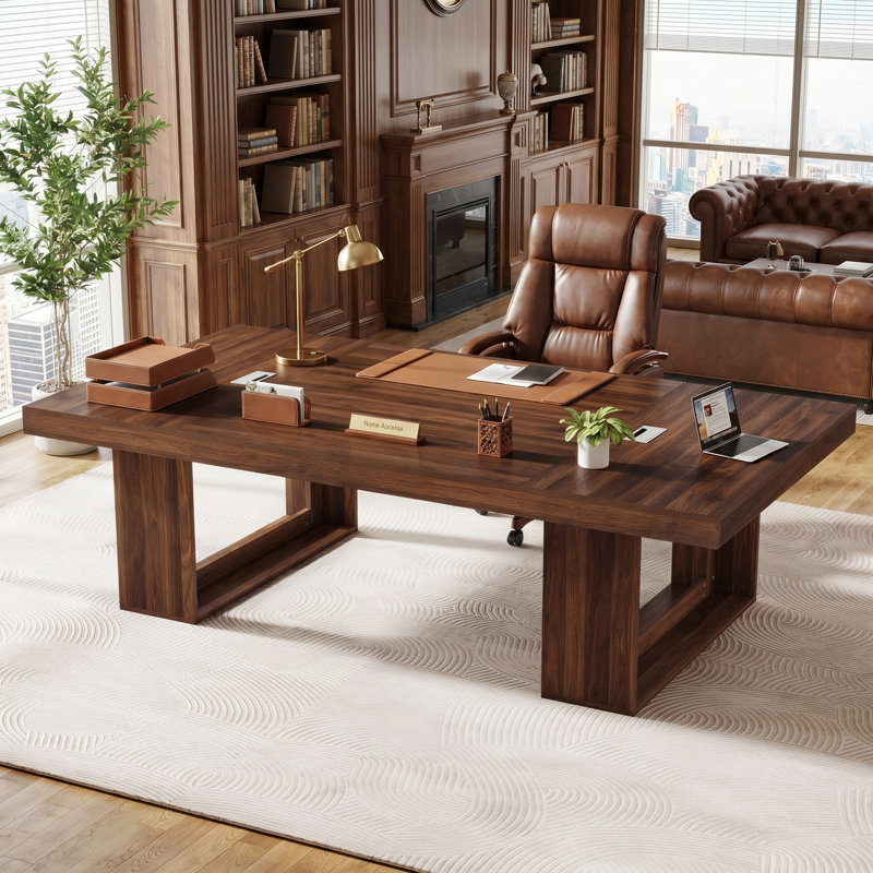 Extra Large 94.5" Wide Executive Office Desk