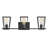 3-Light Open Cage Bath Vanity Fixture