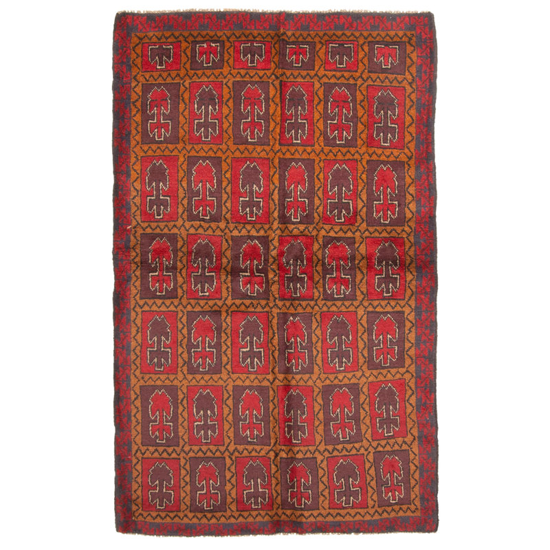 Windley Red Rug 3'8" x 6'0"