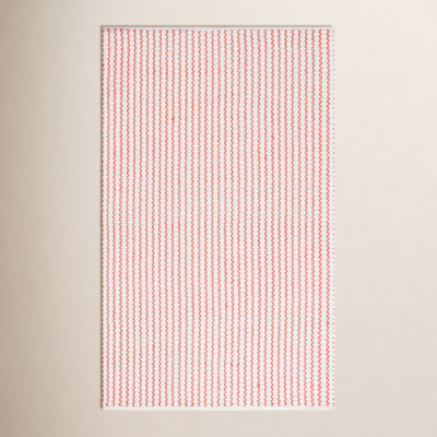 Hand-Woven Chevron Cotton Rug