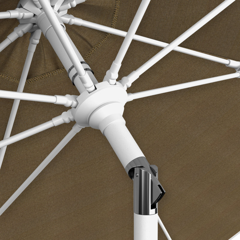 Parasol de marché 108 po Berberia, Sunbrella® ‑ lin sésame