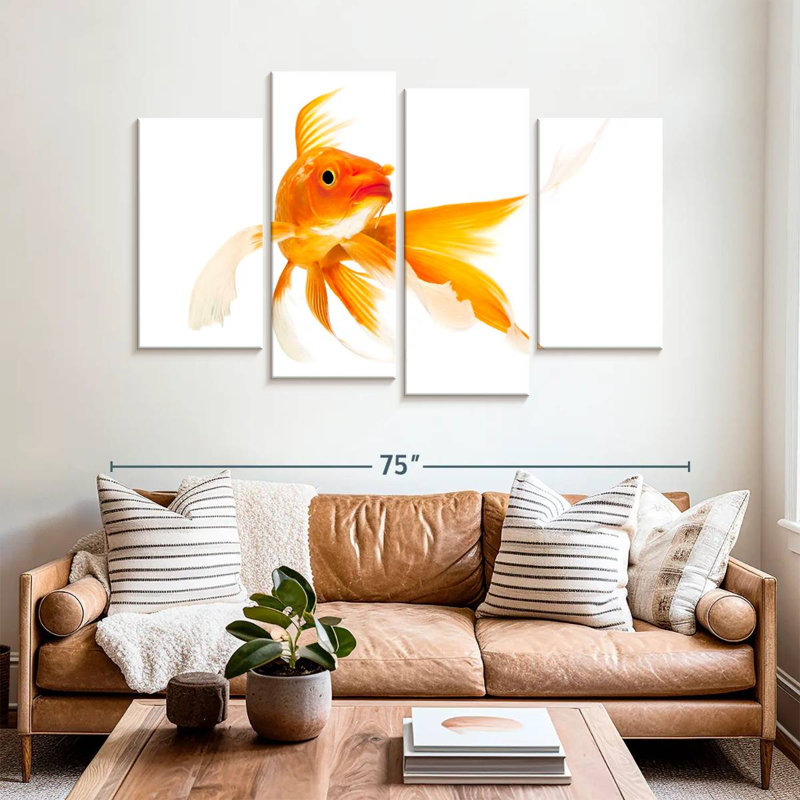 Brampt Goldfish, 42" H x 68" W