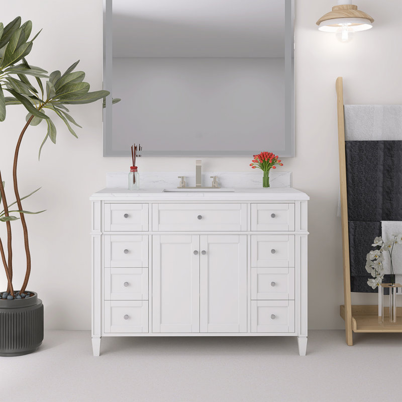 Ensemble de meuble-lavabo autoportant 48 po avec comptoir 48 po