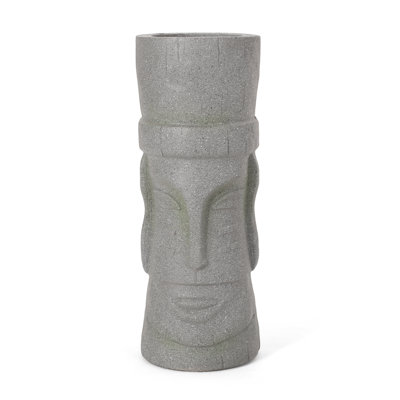 FLOWER PLANTER, Magnesium Oxide, Stone Gray