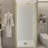 36-38 in.W x 72 in.H Pivot Frameless Glass Shower Door with SGCC Certified Glass-94298793-129687862