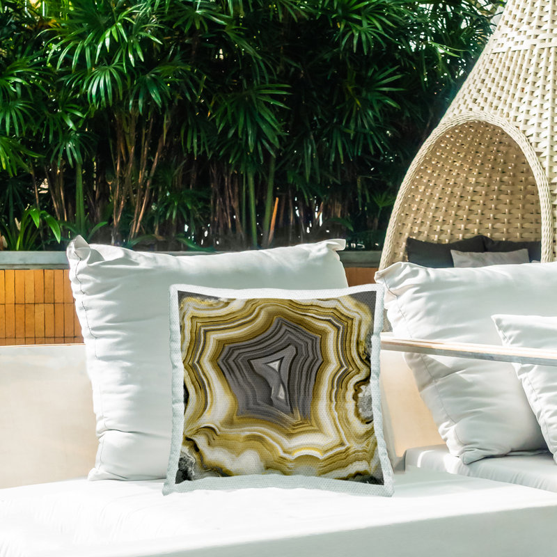 Abstract Outdoor Throw Pillow