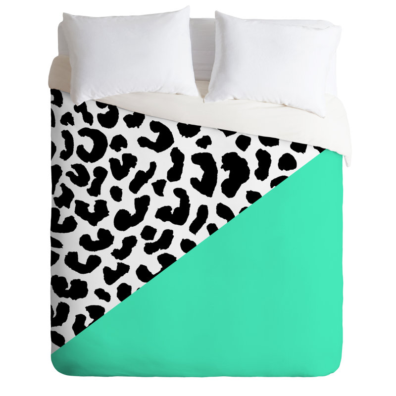 Ensemble de housse de couette Rebecca Allen, Housse de couette simple + 1 taie décorative stan