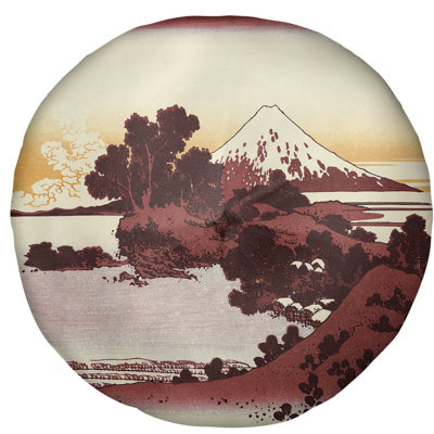 Coussin Katsushika Hokusai Shichiri dans la province de Sagami
