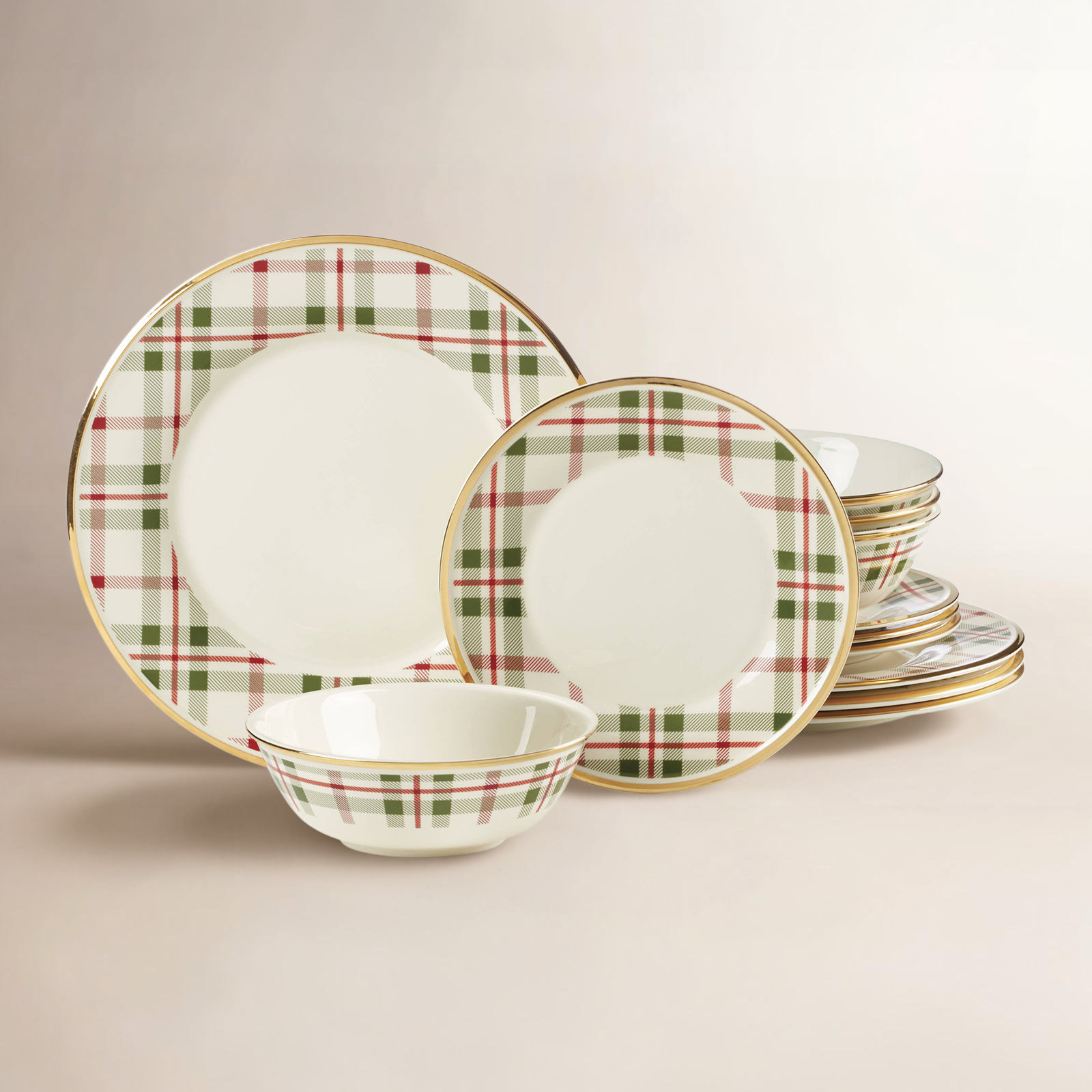 Holiday Porcelain Dinnerware Set