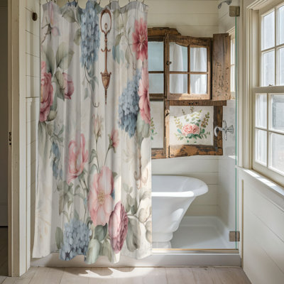 Rideau de douche Antique Blooms - Premium