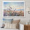 «Mauve chardon champ», impression sur toile