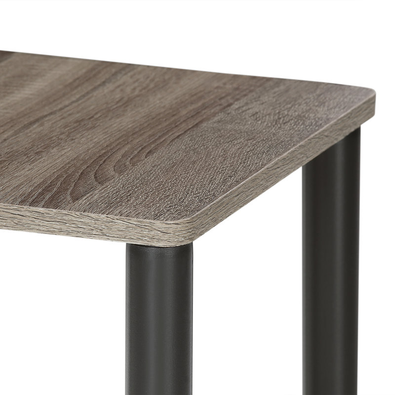Bernardete Side Table with Storage, Grey