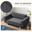 Petit lit pour chien de taille moyenne, confortable et stable, housse, animal gris, spacieux et confortable, pour chiens