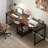 Rushali Metal Base Writing Desk-850742357