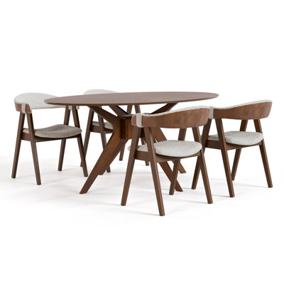 Decimus Gateshead 5-Piece Dining Table Set