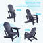 HDPE Folding Adirondack Chair