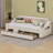 Twin Size Upholstered Daybed with Storage Armrests and USB Port-93672576