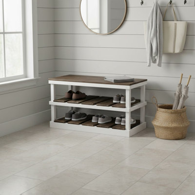 Banc de rangement pour 8 paires de chaussures