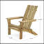 CHAISE ADIRONDack pliable