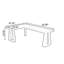 Bureau noir en bois massif en forme de L-1096524224-1096524227