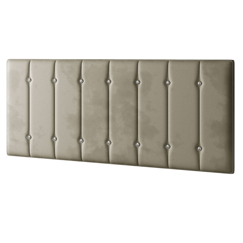 Chiesa Upholstered Headboard, Double (4'6), Coffee