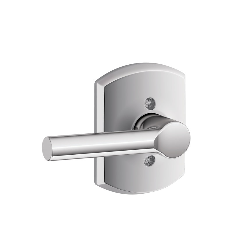 Broadway Single Dummy Lever Door Lever, Bright Chrome