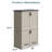 4 Ft. W X 2 Ft. D Outdoor Resin Vertical Storage Shed-109026529