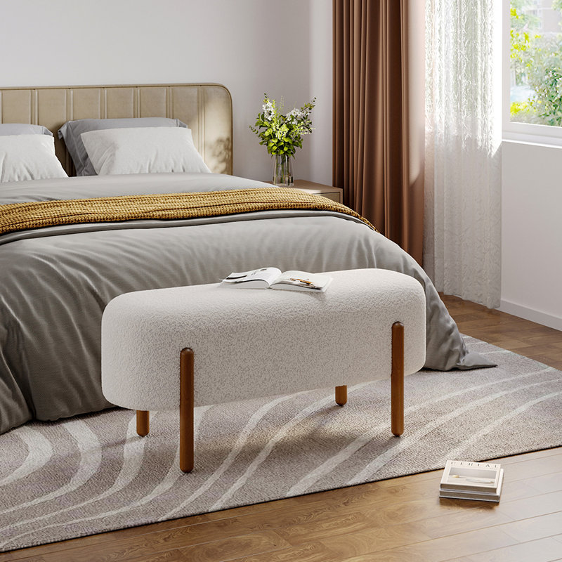Ayverie Velvet Upholstered Bench