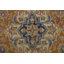 Tapis brun en laine noué à la main de conception unique 9 pi 6 po x 13 pi 0 po 1960 Sethan