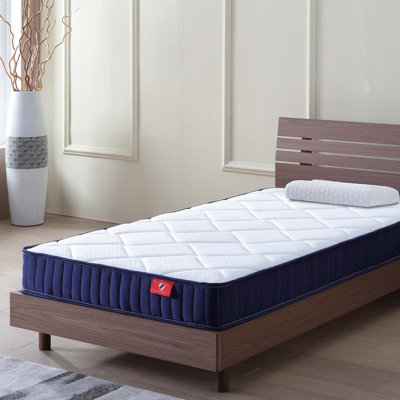 Twin Mattress 6 Inch, Twin Size Mattresses Hybrid Innerspring Mattress In A Box, Twin Foam Spring Mattress With Motion Isolation & Pressure Relief For