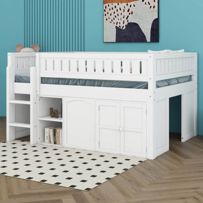 Full Loft Bed , Trundle Bed Included