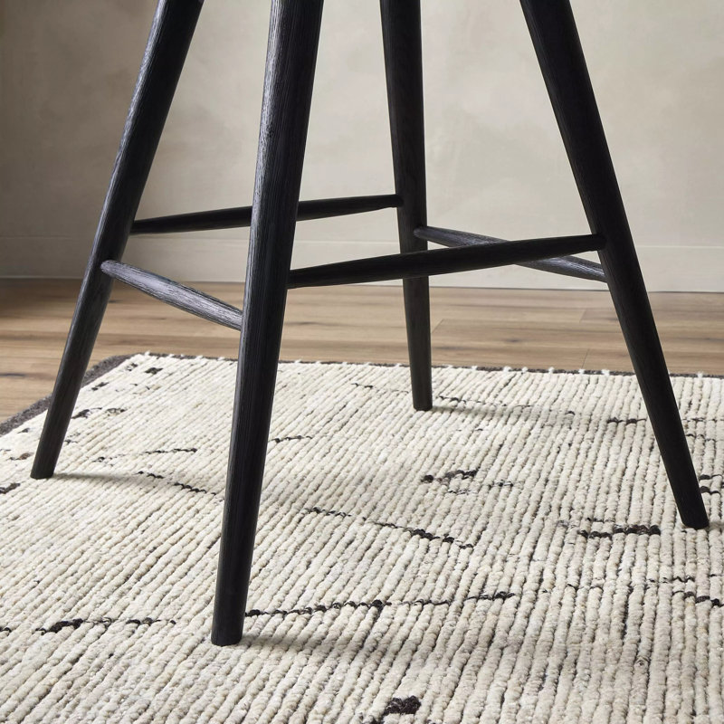 Lewis Swivel Solid Wood Stool, Bar Stool ( 29.29" Seat Height)