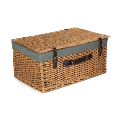 Wicker Basket with Lining