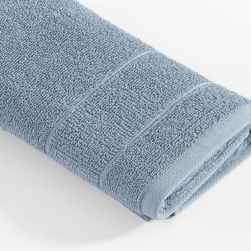 Turquoise Cotton Ridged 6-Piece Towel Set