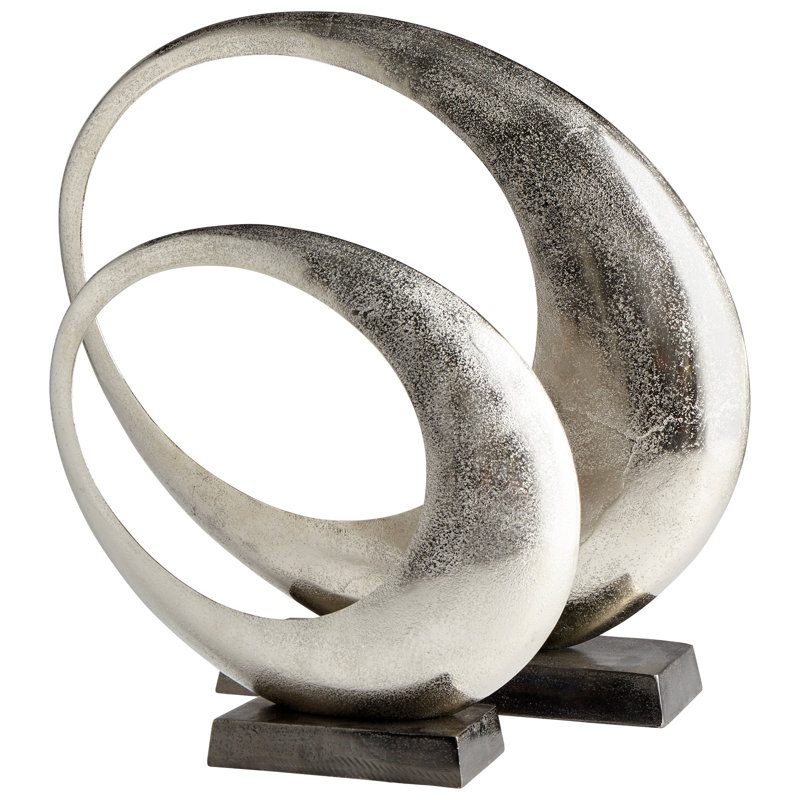 Abstract Figurines & Sculptures, 14" H  x 14.75" W x 4" D