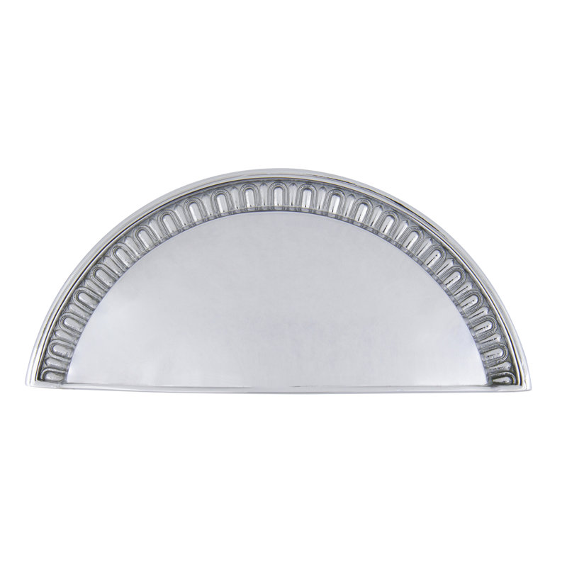 Nostalgic Warehouse Cup Pull Egg & Dart, Bright Chrome