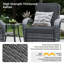 Aksha Outdoor Wicker Patio Rocking Chair with Cushions-830485153-834156100