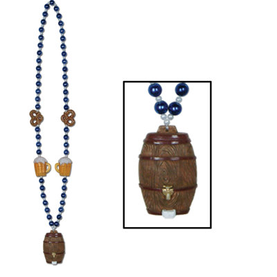 Perles Oktoberfest avec médaillon fûts