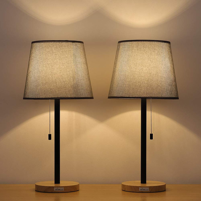 Wood Table Lamp
