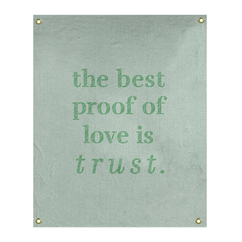 Polyester Tapestry, 59' H x 50" W, Green