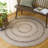 Braided Hand Woven No Pattern Indoor Rug-1619183809