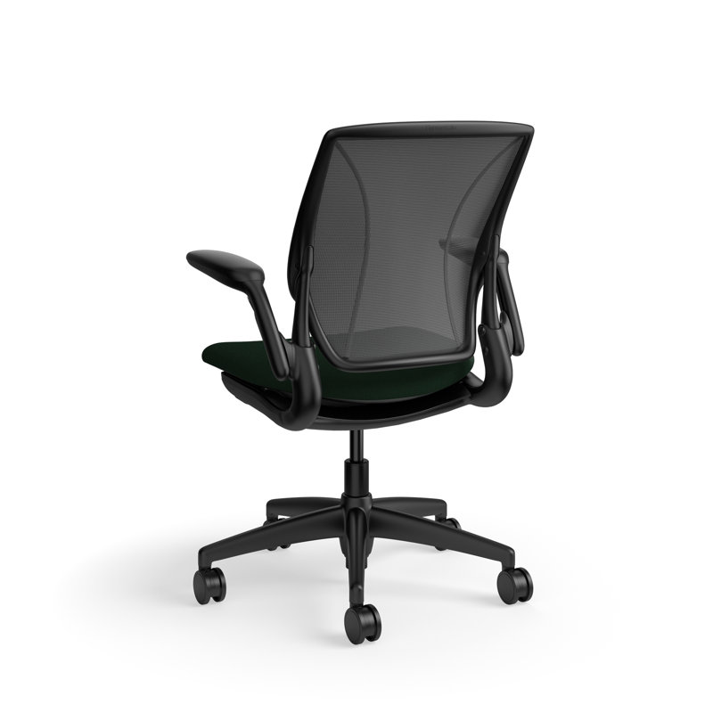 Fauteuil de travail ergonomique avec dossier Caraway World ML et siège rembourré Corde 4, Gris foncé / Gris, Noir
