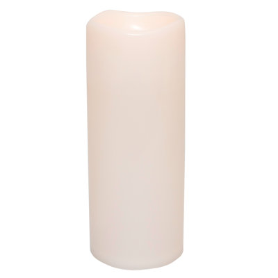 Flickering Unscented Flameless Candle with Plastic Holder