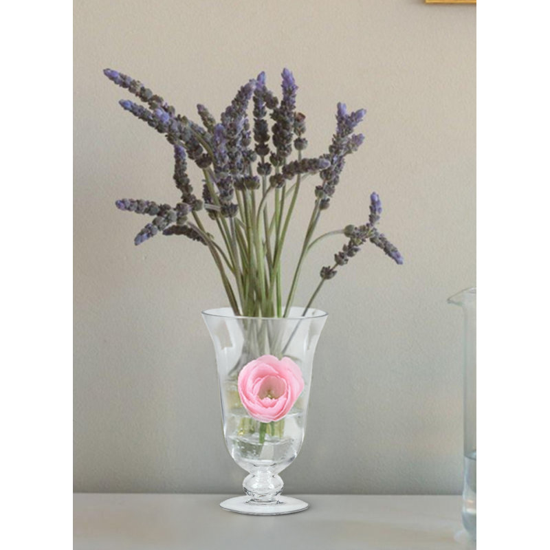 Odette Glass Table Vase, 9.75" H x 6" W x 6" D